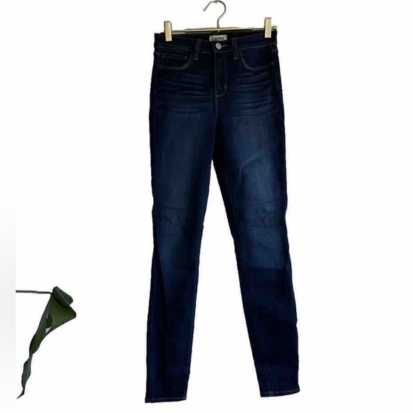 L'AGENCE Blue Mid-Rise Skinny Leg Denim Jeans Sz. 26 - Picture 1 of 10